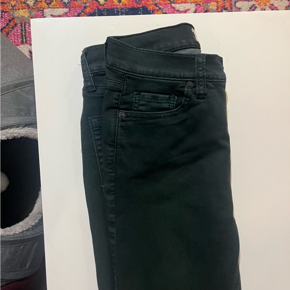 Free People Dark Green Skinny Pants - Picture 3 of 8